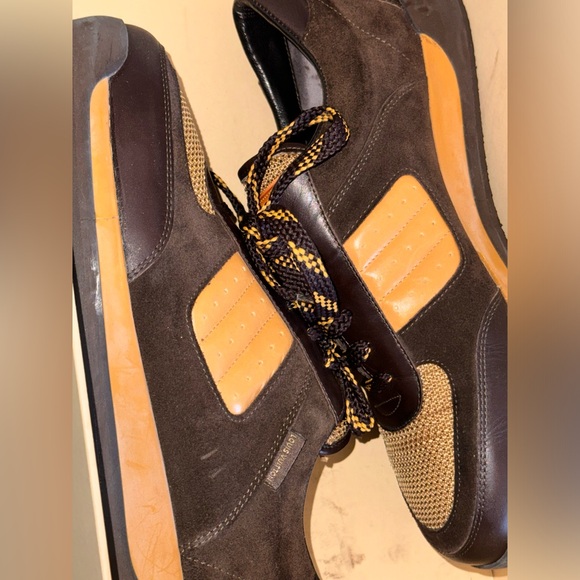 Louis Vuitton LV Trainer Suede Leather Sneakers - Picture 7 of 15